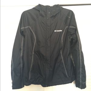 Columbia Black Rain Coat